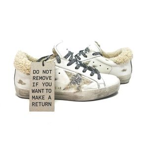 GOLDEN GOOSE LIMITED EDITION SHEARLING LINES SUPERSTAR SNEAKERS BRAND NEW 37